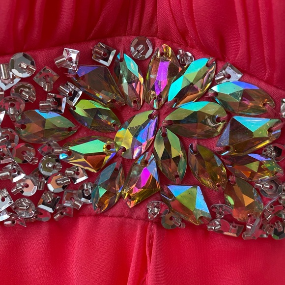 Pink long prom dress - Picture 7 of 9